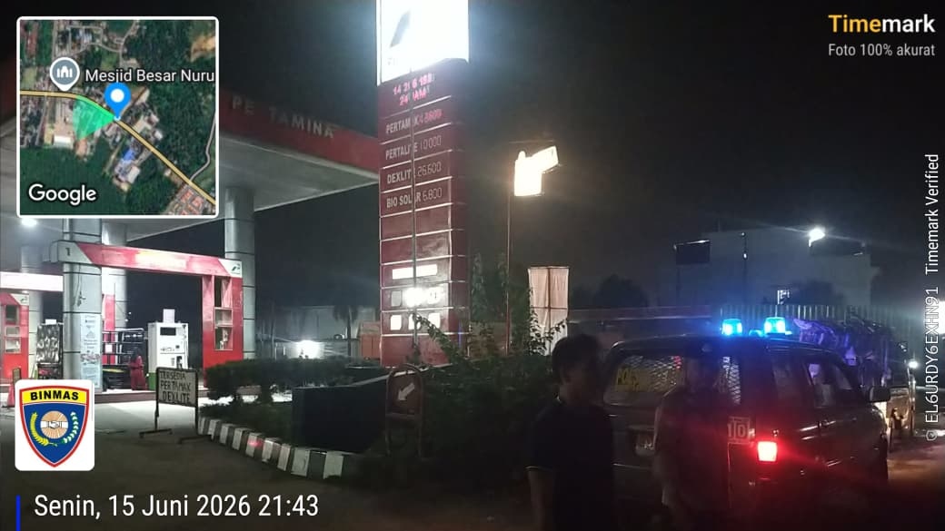 Patroli Malam Polsek Tebing Tinggi Fokus Cegah Kejahatan Jalanan