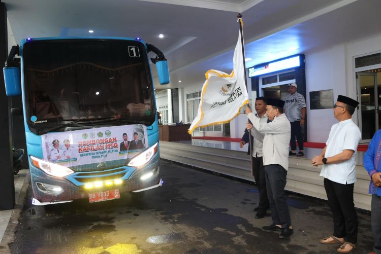 Tapsel Lepas Kafilah MTQ Sumut 2026, Wabup Targetkan Prestasi Membanggakan Daerah
