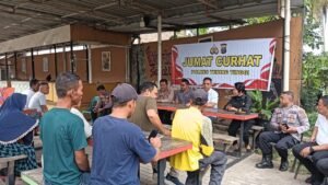 jumat curhat jadi wadah dialog polisi-warga di padang hulu