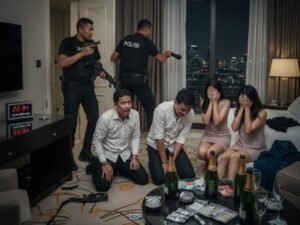 3 oknum polisi digerebek pesta narkoba di hotel bareng 2 wanita