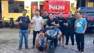 masuk lewat tembok belakang, motor warga sumber jaya raib saat subuh