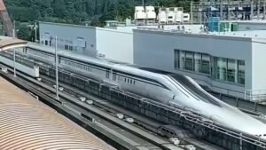 melampaui china, kereta maglev baru jepang tembus 603 km per jam
