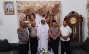 polsek perdagangan silaturahmi ke tokoh ulama