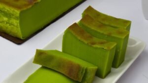 bolu kojo palembang, kue tradisional beraroma pandan