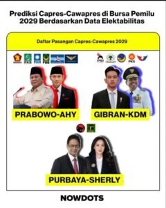postingan daniel hananya sinaga picu perdebatan publik soal prediksi pilpres 2029