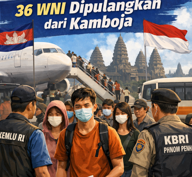 Terjebak Scam, 36 WNI Dipulangkan dari Kamboja, Ribuan Tertahan