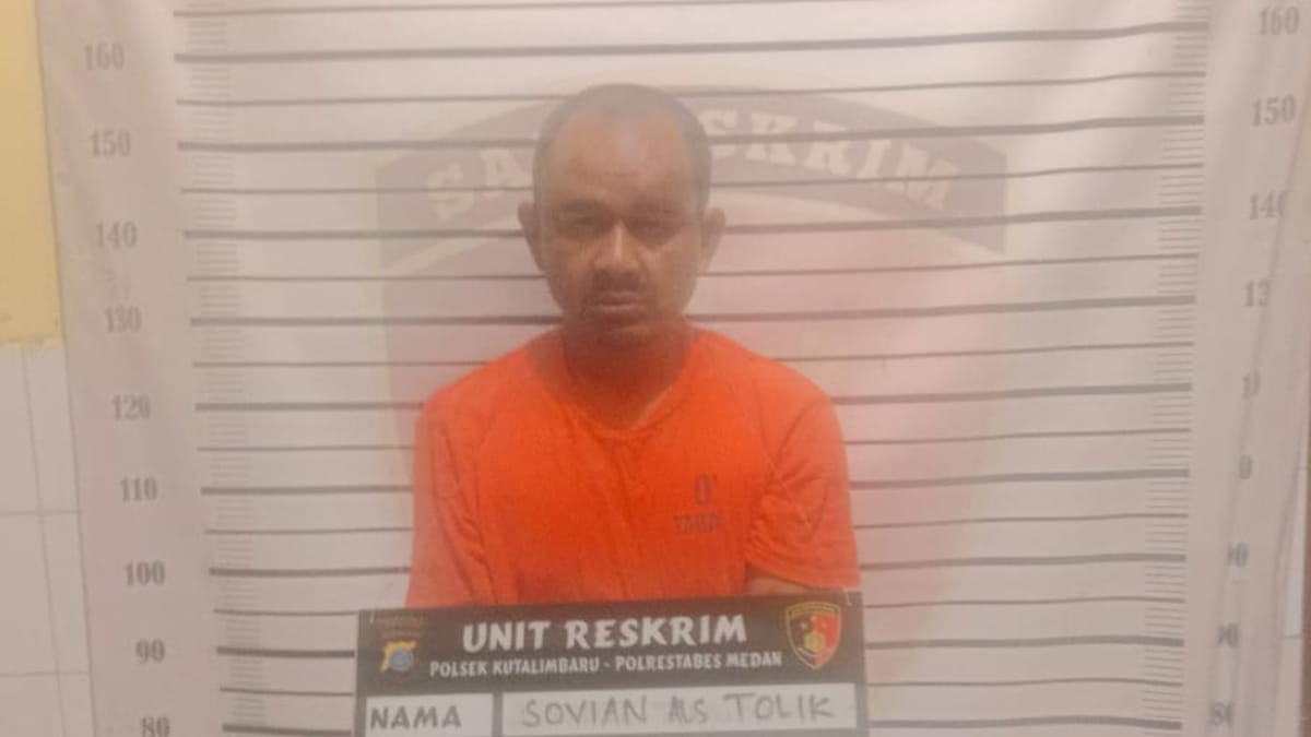 Polsek Kutalimbaru Tangkap Tolik, Mengaku Beraksi di 48 Lokasi