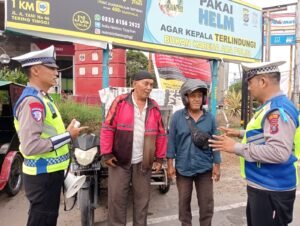 edukasi keselamatan berlalu lintas digelar di tebing tinggi dalam ops keselamatan toba 2026