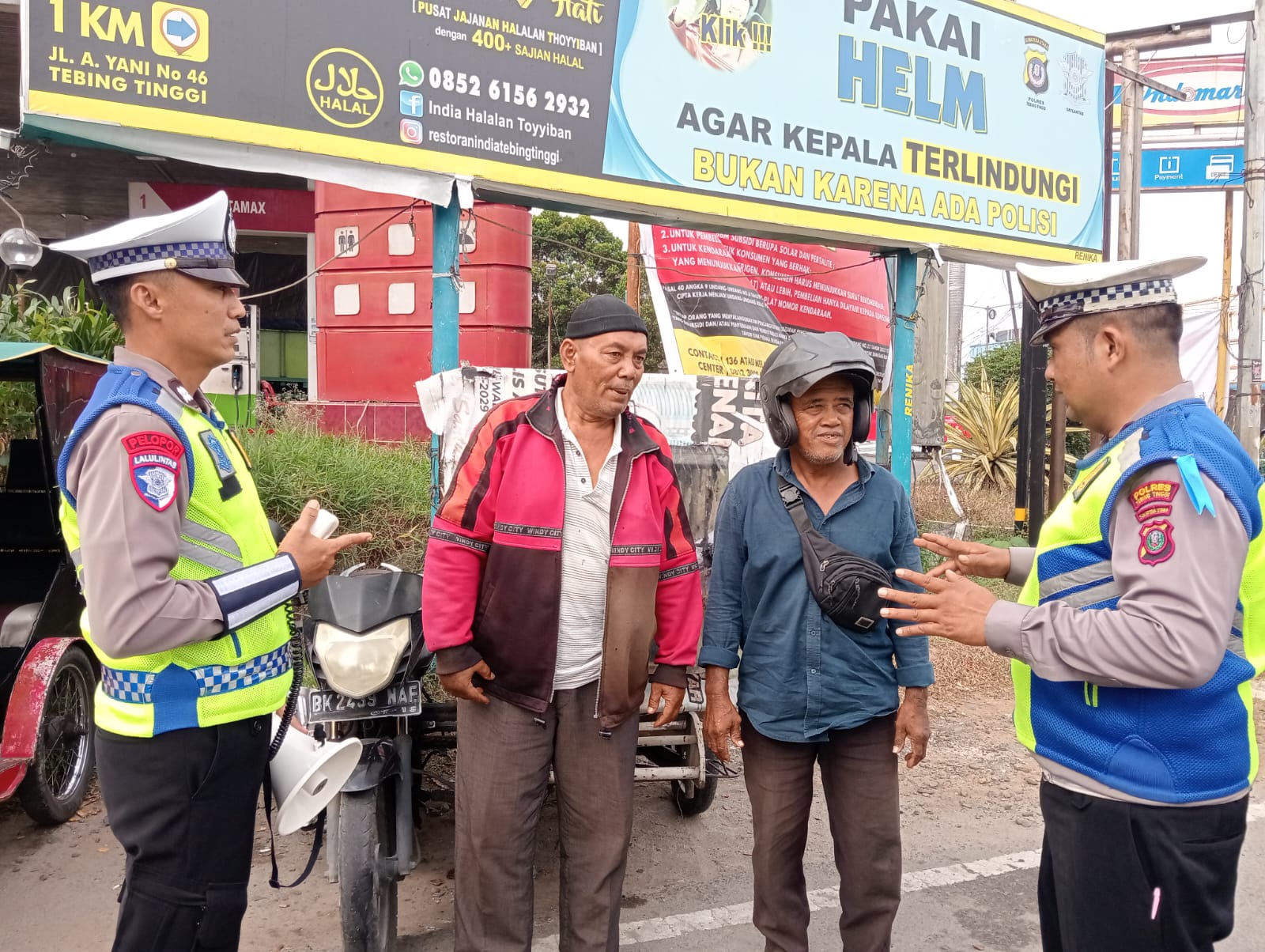 Edukasi Keselamatan Berlalu Lintas Digelar di Tebing Tinggi dalam Ops Keselamatan Toba 2026