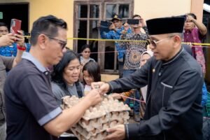 bupati simalungun tinjau lokasi kebakaran di ujung bondar
