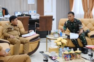 wali kota sibolga dan dandim tapteng bahas percepatan pembangunan gerai kmp