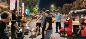 pangkalan bajaj depan merdeka mall sumbang kemacetan lalu lintas