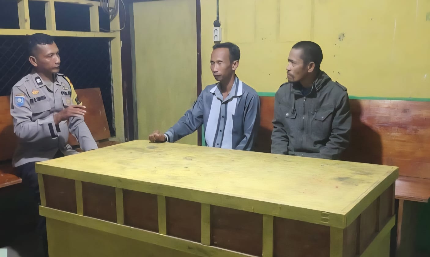 Bhabinkamtibmas Polsek Dolok Merawan Pantau Pos Satkamling di Dusun IV Rebah