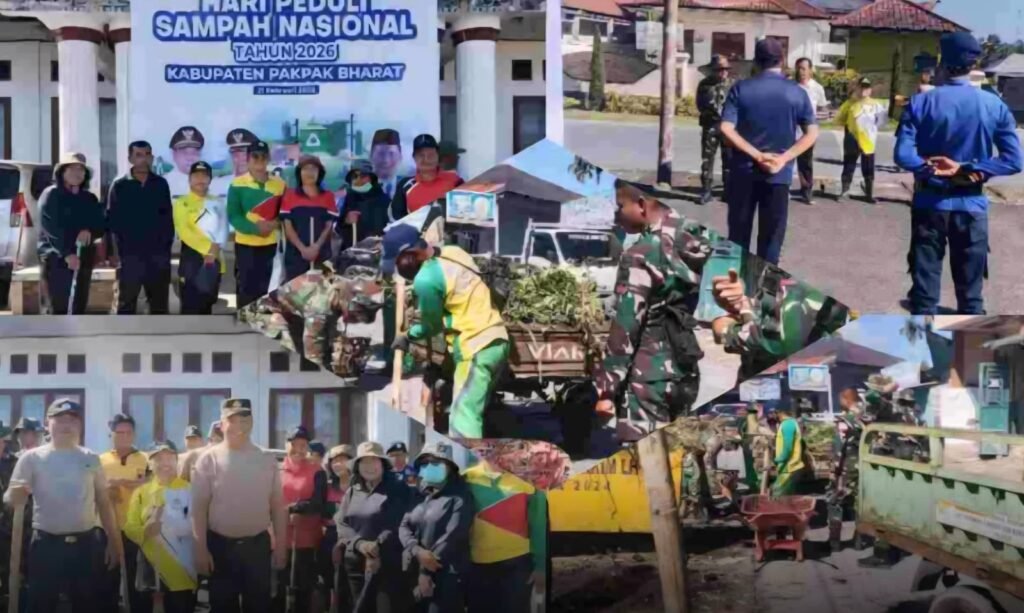 hari sampah nasional 2026: pemkab pakpak bharat ajak warga salak gotong royong bersihkan lingkungan