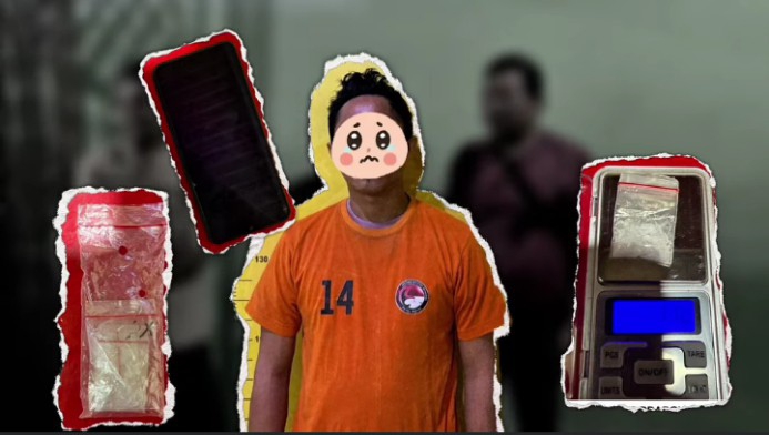 Di Kisaran, Terduga Pengedar Sabu Dibekuk Usai Gagal Kabur Lewat Atap Rumah