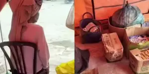 di tengah pemulihan pascabencana, seorang nenek jadi korban pencurian beras di tenda pengungsian aceh tamiang