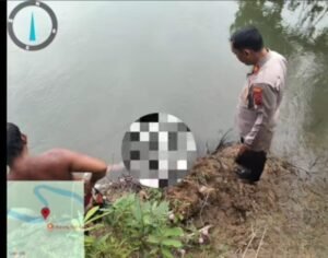 pria asahan tewas tenggelam di sungai saat diduga hendak melarikan diri