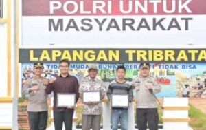 lomba mural polres labusel berakhir, kapolres sampaikan pesan tegas