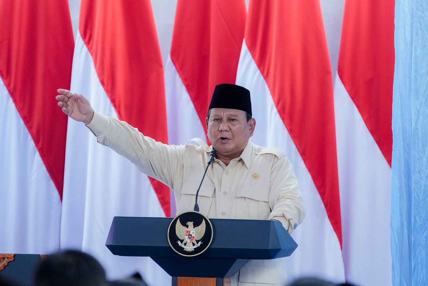 Prabowo Tegaskan Korupsi Harus ‘Dihabiskan’ dari Bumi Indonesia
