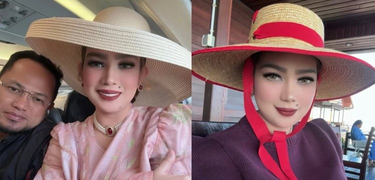 Viral Gaya Busana Istri Gubernur Kaltim Sarifah Suraidah Disorot Warganet