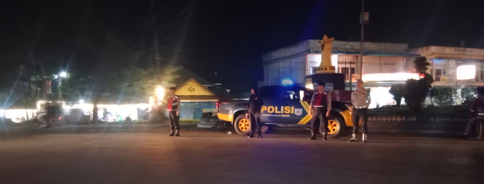 Jaga Kamtibmas, Polisi Sisir Sejumlah Titik Rawan di Tebing Tinggi