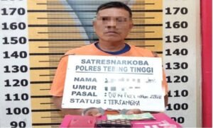 digerebek polisi, pria di serdang bedagai kedapatan simpan sabu 1,37 gram
