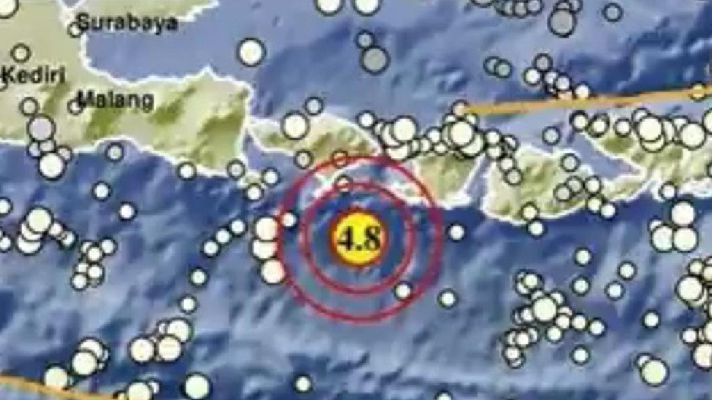 Gempa M4,8 Guncang Kuta Selatan Bali, BMKG: Tidak Berpotensi Tsunami