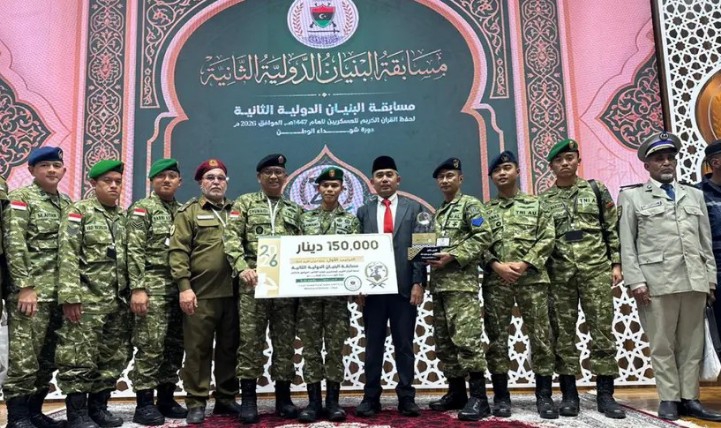 Prajurit TNI Juara Hafalan Al-Qur’an 30 Juz di Libya