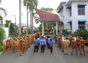 kehadiran asn pematangsiantar di atas 90 persen pasca lebaran, wfa tidak menyeluruh