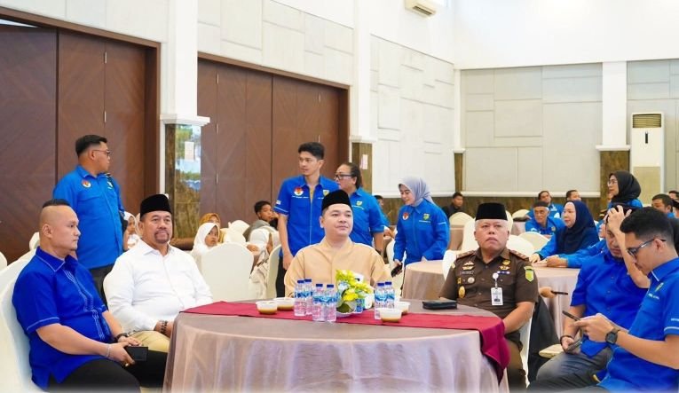 bupati batu bara hadiri buka puasa knpi sumut, dorong sinergi pemuda dan pemerintah