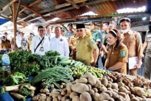 jelang lebaran, bupati simalungun sidak pasar serbelawan, ini hasil cek harga sembako
