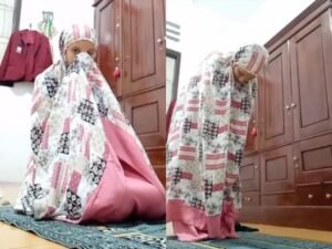 video mukena pink viral di tiktok dan x, netizen ramai cari versi full durasi