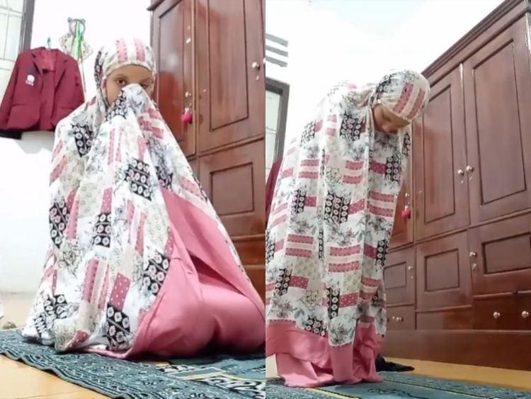 video mukena pink viral di tiktok dan x, netizen ramai cari versi full durasi