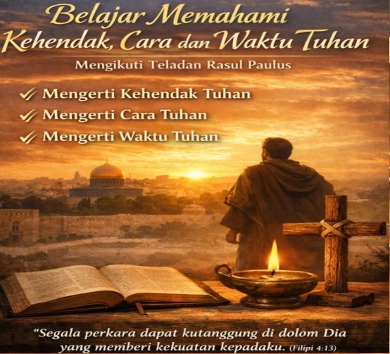 belajar hidup dipimpin roh kudus dalam kehidupan sehari-hari