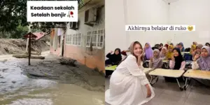 tiga bulan pascabanjir bandang, anak-anak aceh terpaksa belajar di ruko dan tenda darurat