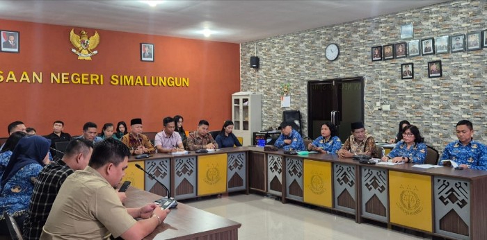 Kejari Simalungun Gelar Rakor PAKEM Bersama Forkopimda