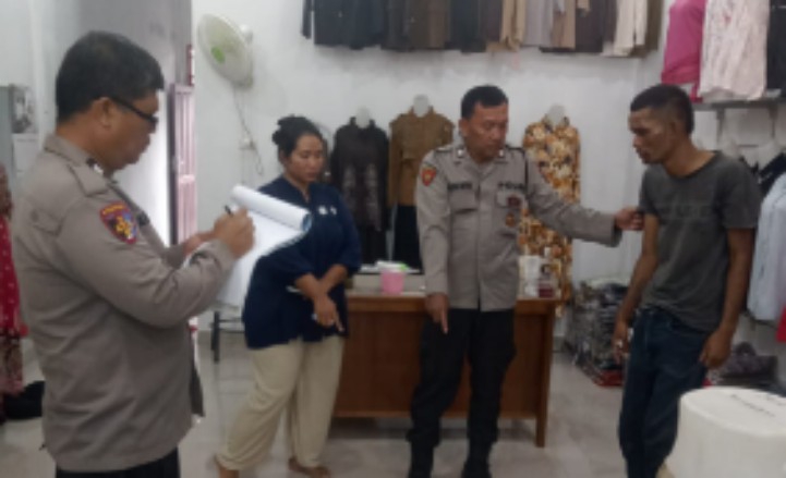 Polsek Perdagangan Tangkap Terduga Maling Ponsel di Kerasaan Simalungun