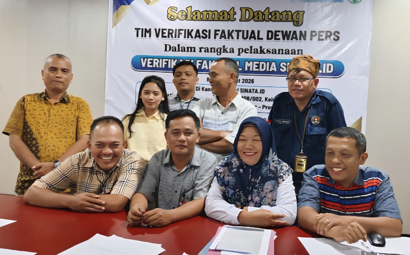 Sinata.id Diverifikasi Dewan Pers, Ketua PWI Turut Jadi Saksi