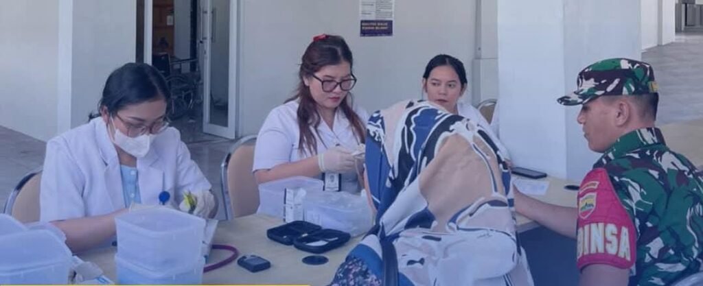 jasa raharja adakan cek kesehatan gratis di terminal tanjung pinggir