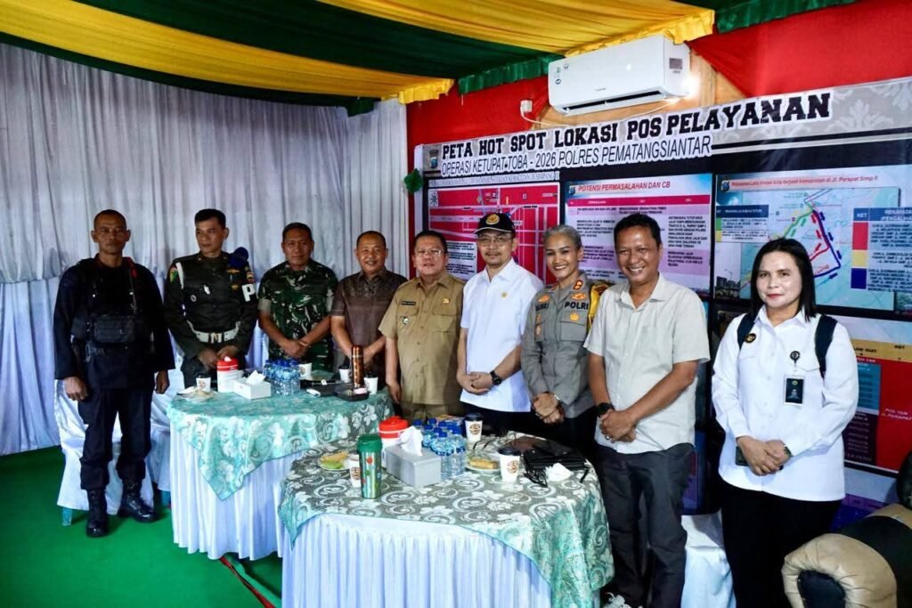 wali kota pematangsiantar ikuti anev kamtibmas bersama kompolnas, pastikan lebaran aman dan kondusif