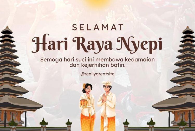 Ucapan Nyepi 2026 Penuh Makna, Cocok untuk Status dan Keluarga