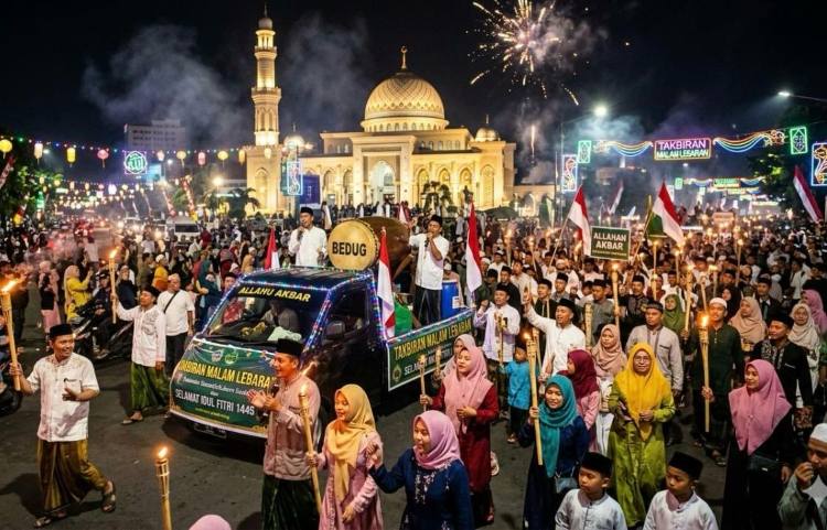 Bacaan Takbiran Idul Fitri Lengkap Arab, Latin, dan Artinya serta Waktu Pelaksanaannya