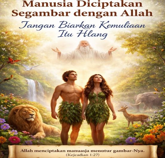Manusia Diciptakan Segambar dengan Allah: Jangan Biarkan Kemuliaan Itu Hilang