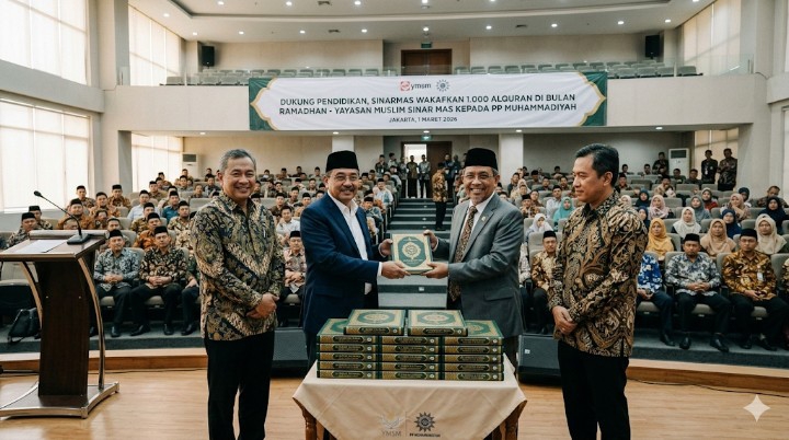 Dukung Pendidikan, Sinarmas Salurkan 1.000 Alquran ke Muhammadiyah
