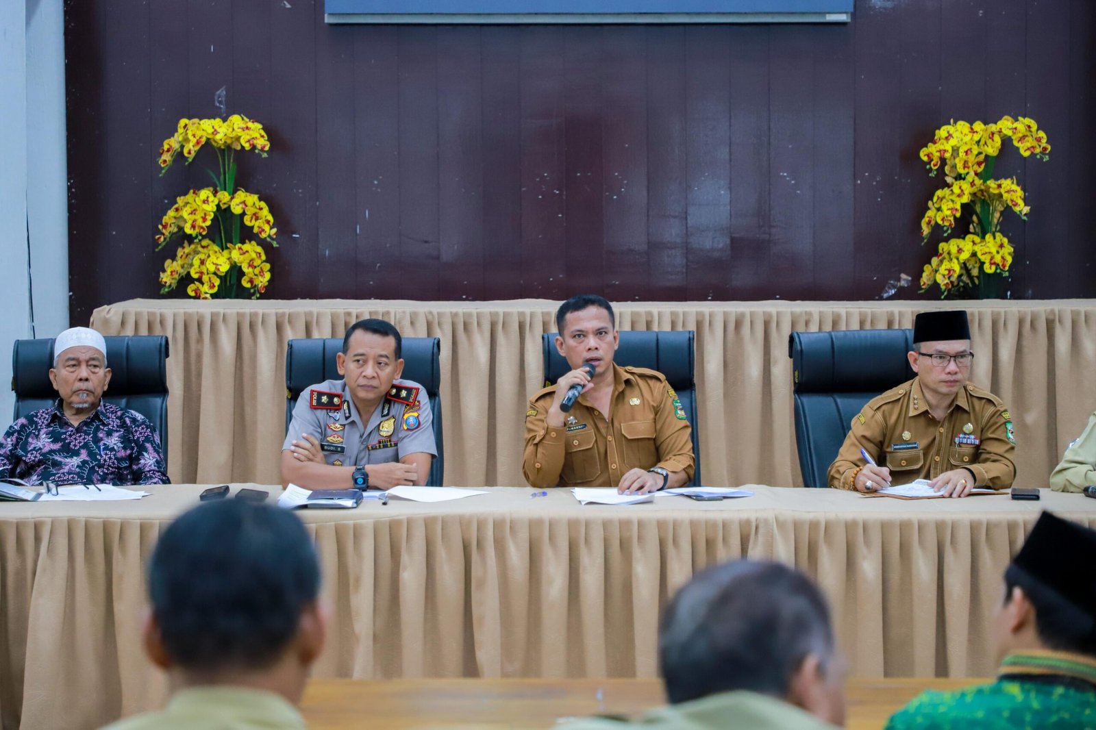 titik kumpul di balai kota siantar, remaja masjid semarakkan malam takbir