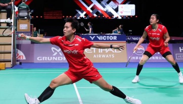 Tiwi/Fadia Tumbang, Tim Uber Indonesia vs Chinese Taipei Imbang 1-1
