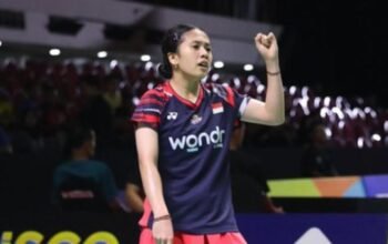 ni kadek dhinda kalah dramatis, tim uber indonesia tertinggal 1-2 dari chinese taipei
