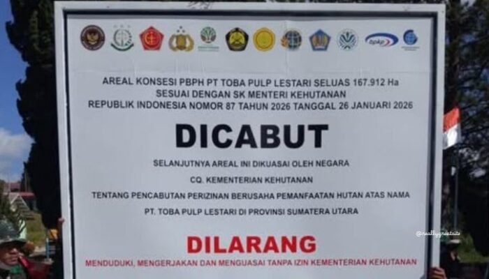 hari bumi 2026, gerakan oikumenis sumut tolak peninjauan kembali pencabutan izin pt tpl