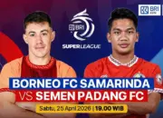 borneo samarinda vs semen padang 3-0: dominasi telak pesut etam di super league round 29