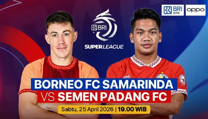 borneo samarinda vs semen padang jadwal prediksi dan susunan pemain super league 2026 pekan 29